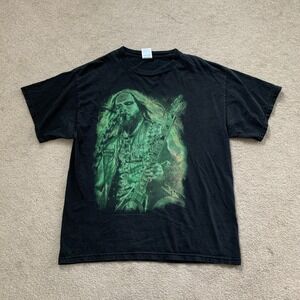 Zack Wylde Worldwide Tour Shirt 2007 Double Sided Metal Ozzy Vtg Faded‎ Black L